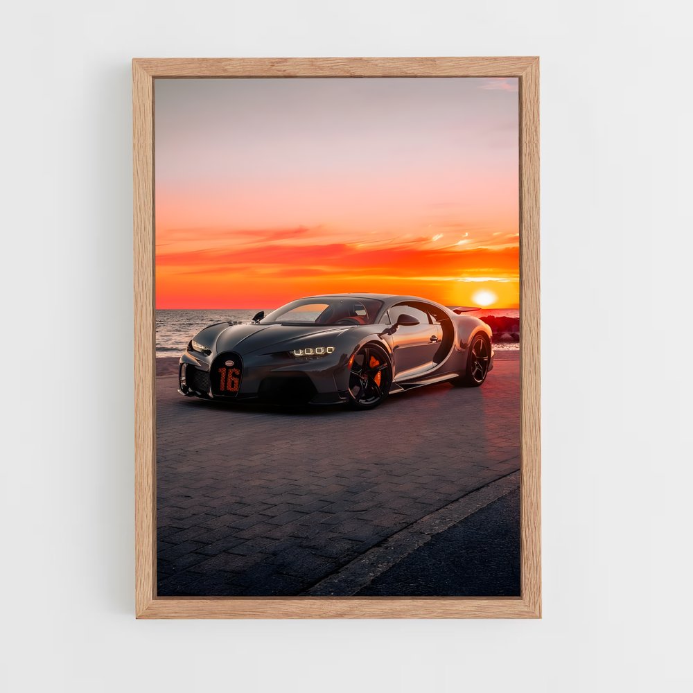 Poster Chiron Fury – affiche Bugatti (vue 4)